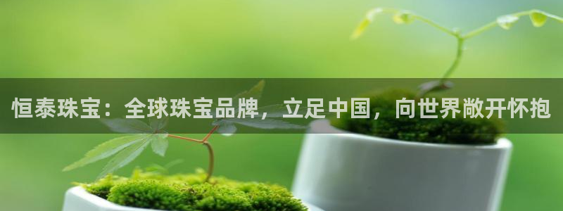 新宝5平台咋样：恒泰珠宝：全球珠宝品牌，立足中国，向世界敞开怀抱