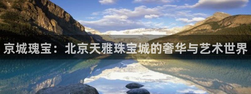 5新宝：京城瑰宝：北京天雅珠宝城的奢华与艺术世界