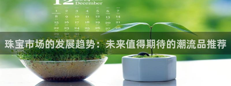新宝5骗术：珠宝市场的发展趋势：未来值得期待的潮流品推荐